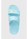 Šľapky Crocs Classic Sandal 206761.411-411, dámske, tyrkysová farba,