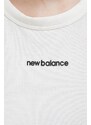 Tréningový top New Balance Achiever biela farba