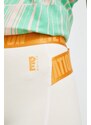 Tréningové šortky P.E Nation Fairway béžová farba, jednofarebné, vysoký pás