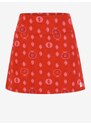 Red Ladies Patterned Skirt Blutsgeschwister - Ladies