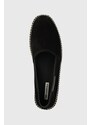 Semišové espadrilky Karl Lagerfeld KAMINO čierna farba, KL70102
