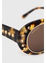 Slnečné okuliare Swarovski 56259304 MILLENIA dámske, hnedá farba