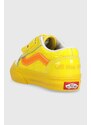 Detské tenisky Vans TD Old Skool V HARB CHBD žltá farba