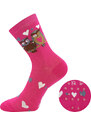 FILIP 05 ABS protišmykové detské ponožky Boma - PINK