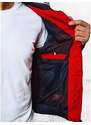 Dstreet Pánska prechodná bunda v červenej farbe