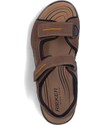 Pánske sandále RIEKER 21760-24 hnedá S4