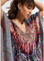 bonprix Tunikové šaty, plážové, Premium, farba fialová