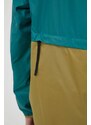 Nepremokavá bunda New Balance All Terrain pánska, zelená farba, prechodná, oversize