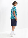 bonprix Krátke pyžamo (2-dielne), farba modrá
