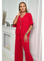 Kesi Set of blouse with red trousers