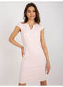 NUMERO Svetloružové koktejlové šaty NU-SK-0471-1.88-light pink