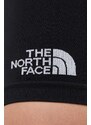 Športové krátke nohavice The North Face dámske, čierna farba, jednofarebné, stredne vysoký pás, NF0A82GNJK31