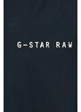 Bunda G-Star Raw pánska, tmavomodrá farba, prechodná, oversize