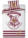 Faro Bavlnené posteľné obliečky Harry Potter - motív erb Hogwarts - 100% bavlna - 70 x 90 cm + 140 x 200 cm