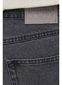 Rifľové krátke nohavice Lindbergh pánske, šedá farba