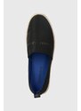 Espadrilky Calvin Klein Jeans ESPARILLE INST čierna farba, YM0YM00655
