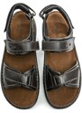Josef Seibel 10104 tmavo hnedé pánske nadmerné sandále