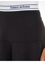 Tommy Hilfiger Black Ladies Skirt Tommy Jeans Logo Taping Skir - Women