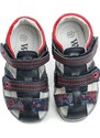 Wojtylko 1S23732 modro červené detské sandále