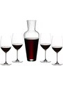 RIEDEL Sada 5 ks Karafa Mosel a poháre na červené víno Cabernet