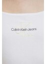 Top Calvin Klein Jeans dámsky, biela farba, J20J221418