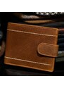 Hnedá pánska peňaženka Valmio Pelle Classic V6