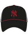 47 Brand Čierna šiltovka NY Yankees s červeným logom