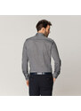 Willsoor Pánska slim fit košeľa sivej farby s hladkým vzorom 15066