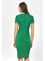 Nife Zelené midi šaty S219