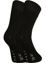 Ponožky Gino bambusové bezšvové čierne (82003)