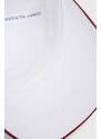 Bavlnená šiltovka Tommy Hilfiger biela farba, vzorovaná