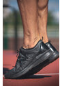 Nordblanc Čierne športové topánky LACES