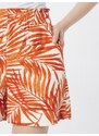 ONLY Nohavice 'LISA' oranžová / biela