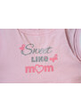 Dojčenské dievčenské body s nohavičkami Mamatti - Sweet like Mom