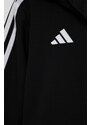Detská mikina adidas Performance TIRO23 L WB Y čierna farba, s kapucňou, s nášivkou