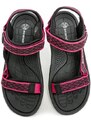Scandi 251-0002-T1 čierno ružové sandále