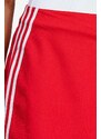 Sukňa adidas Originals IC5477-red, červená farba, mini, rovný strih