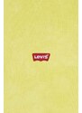 Bavlnená mikina Levi's pánska, žltá farba, jednofarebná