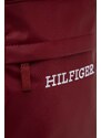 Detský ruksak Tommy Hilfiger bordová farba, malý, s nášivkou