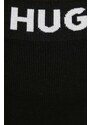 Sukňa HUGO čierna farba, mini, puzdrová
