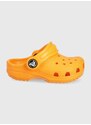 Detské šľapky Crocs oranžová farba
