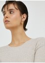Vlnený sveter By Malene Birger dámsky, béžová farba, tenký