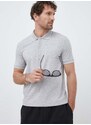 Polo tričko Armani Exchange pánske, šedá farba, s potlačou, 8NZF71 ZJH2Z NOS