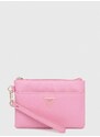 Malá taška Guess ružová farba