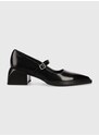 Kožené lodičky Vagabond Shoemakers Vivian čierna farba, na podpätku, 5553.004.20