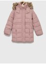 Detská bunda Abercrombie & Fitch ružová farba