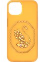 Puzdro na mobil iPhone Swarovski SIGNUM 13 PRO žltá farba