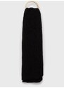 Šál Brixton dámsky, čierna farba, jednofarebný