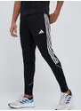 Tréningové nohavice adidas Performance Tiro 23 League čierna farba, s nášivkou, HS7232
