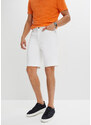 bonprix Strečové bermudy Classic Fit, farba biela